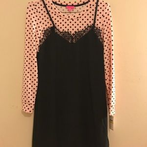 Betsey Johnson Polka Dot Sleepshirt
